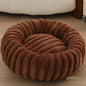 SnuggleNest Plush Pet Bed - Cozy Winter Retreat for Cats and Dogs
