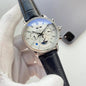 PATEK PHILIPPE GENEVE Cream Dial Navy Strap Watch