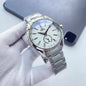 Olym Pianus White Dial Silver Bracelet Watch