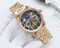 Cartier Rose Gold Black Bracelet Watch