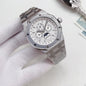 Audemars Piguet White Dial Silver Bracelet Watch