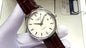 Longines White Dial Brown Leather Watch