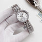 OMEGA White Dial Silver Bracelet Watch
